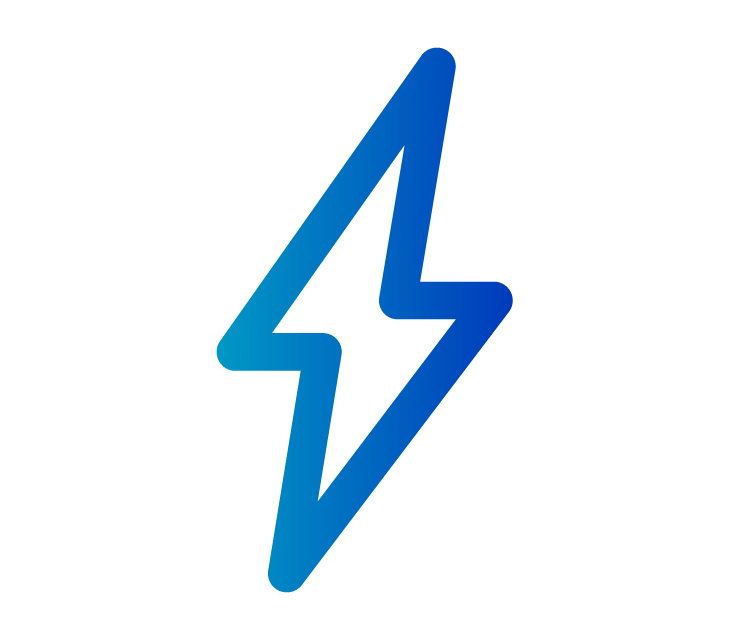 Icon of a lightning bolt
